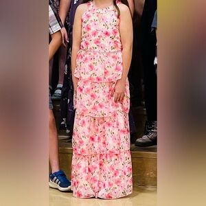 Xhilaration Girls Pink Floral Dress